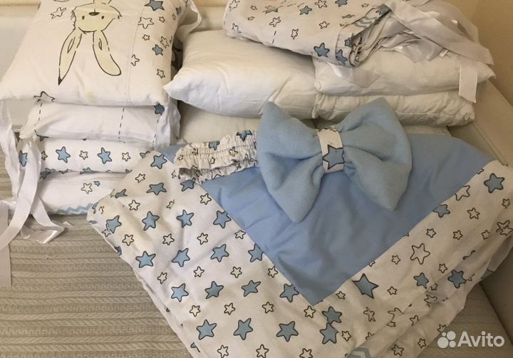 Бортики в кроватку бу