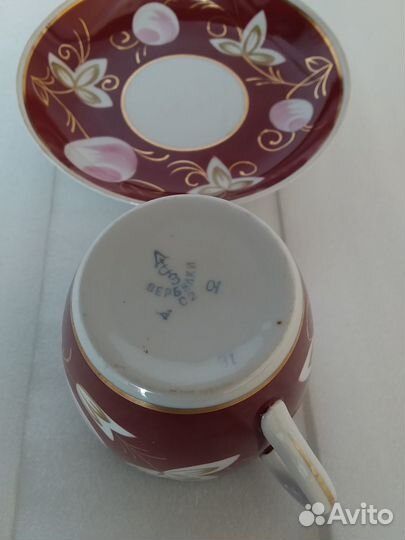 Чайная пара вербилки слива