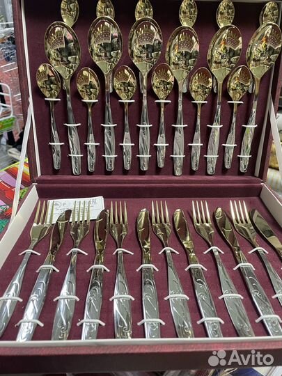 Столовый набор мельхиор