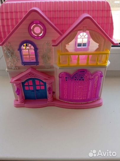 Домик кукольный с музыкой +мебель