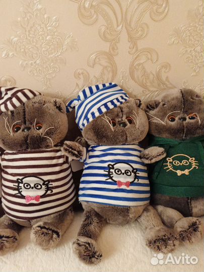 Мягкие игрушки, Басик, 30см, в пижаме, новый