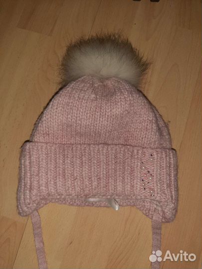 Шапка детская для девочки зимняя