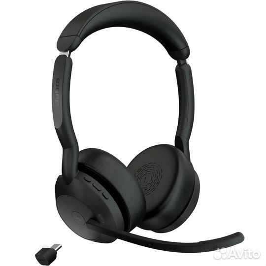 Беспроводная гарнитура Jabra Evolve2 55, Link380c MS Stereo Stand (PN:25599-999-889)