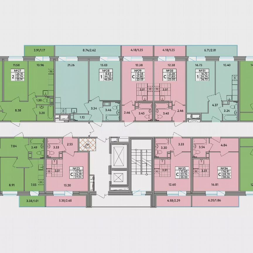 Квартира-студия, 30,5 м², 3/12 эт.