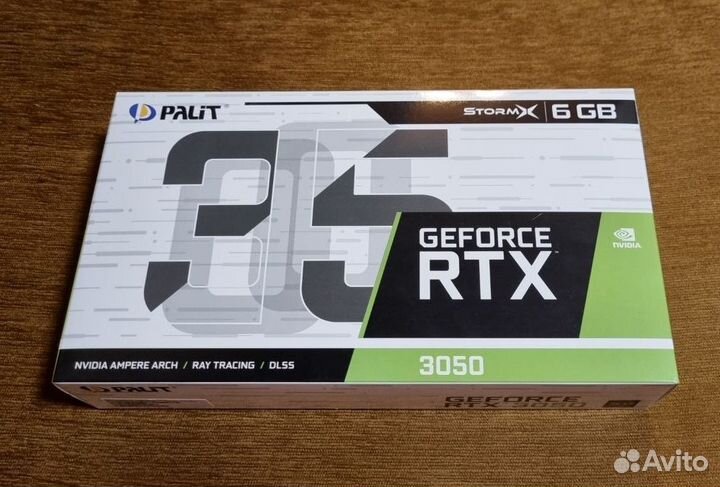 Видеокарта Palit RTX3050 Stormx 6gb