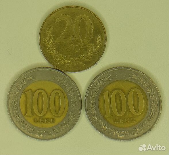 Монеты Албании, Греции, Италии, Кипра, Украины