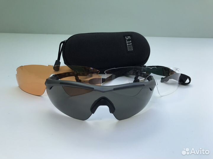 Очки тактические 5.11 с тремя комплектами линз