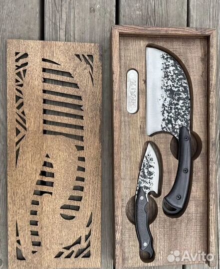 Набор мужчина на Новый год (топор+нож в кейсе)