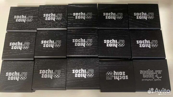 Серебрянные монеты Олимпиады в Сочи