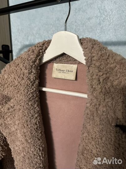 Пальто из экомеха Tiffany&Co