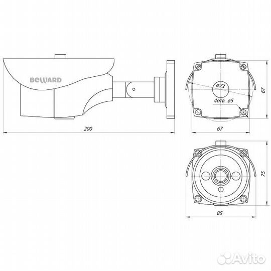 Beward CD630-4G(12 mm) ip-камера 3g/4g