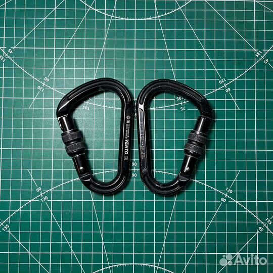 Карабины Венто с муфтой большие дюраль