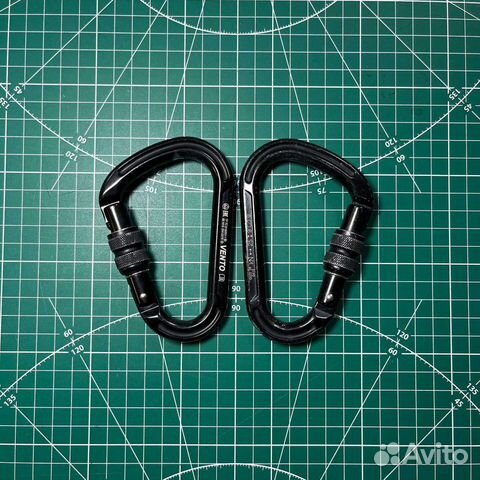 Карабины Венто с муфтой большие дюраль