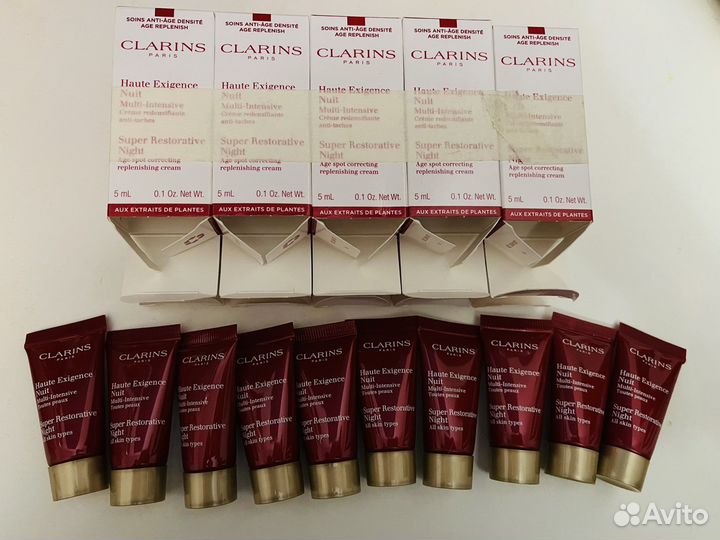 Clarins восстанавливающий ночной крем (10 шт)