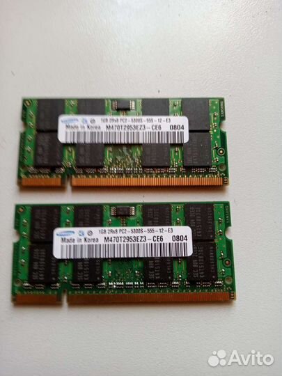 Оперативная память ddr2 для ноутбука 2 gb