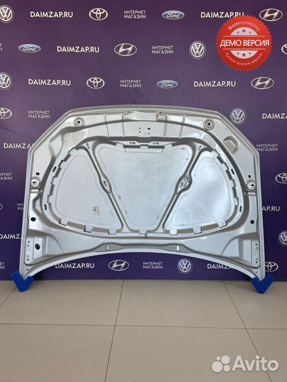 Капот Volkswagen Polo (2015) серебристый (A7W)