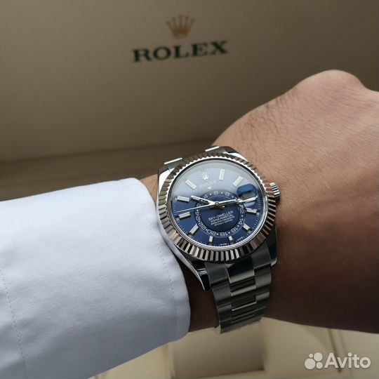 Rolex Sky-Dweller 42 mm Steel and White Gold