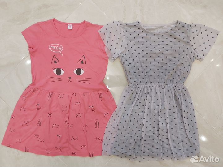 Одежда для девочки пакетом р. 128-134