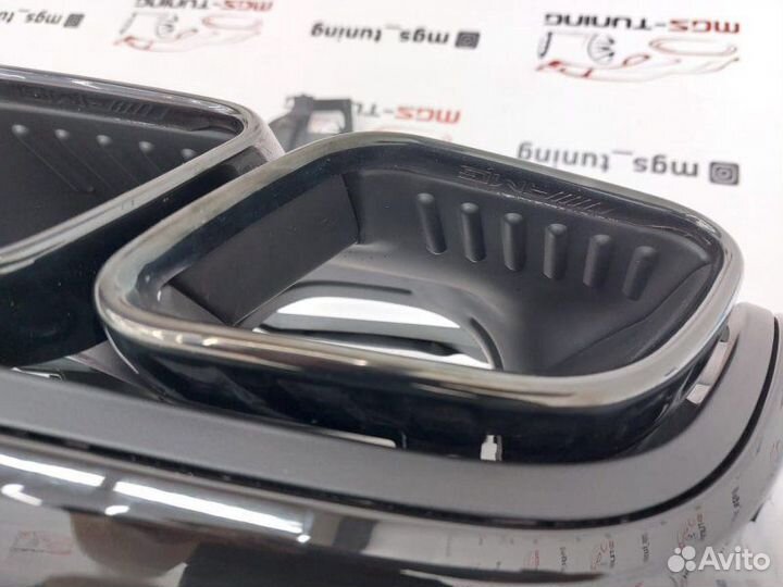 Диффузор с чёрными насадками 63 AMG GLE-Coupe C167