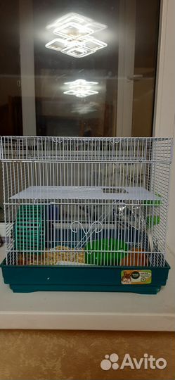 Клетка для грызунов бу+хомяк в добрые руки