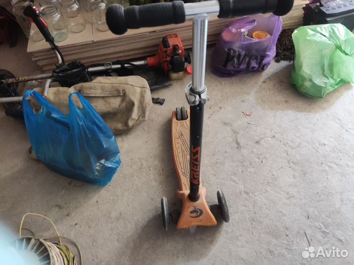 Самокат детский трехколесный