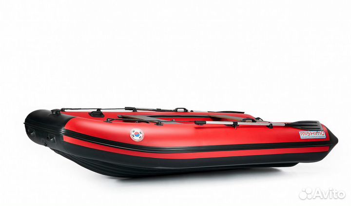Лодка mishimo rapid 360 PRO (Красно-черный)