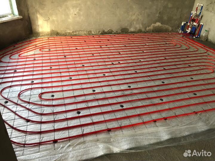 Отопление.Водяной теплый пол