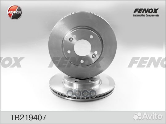 Диск тормозной TB219407 fenox