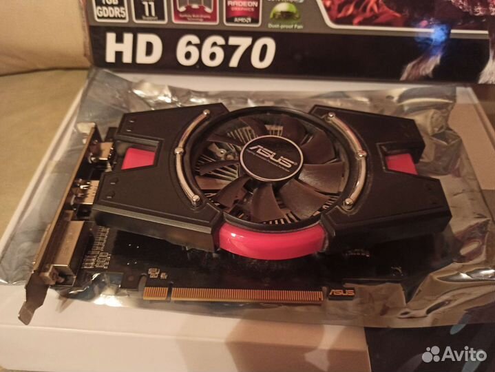 Видеокарта Asus Radeon HD 6670 1gb