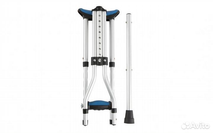 Костыли складные Barry регулируемые по высоте