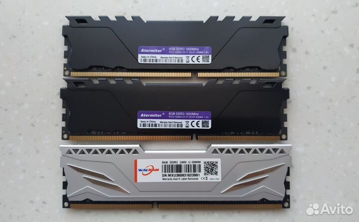 Оперативная память DDR3 4гб и 8гб
