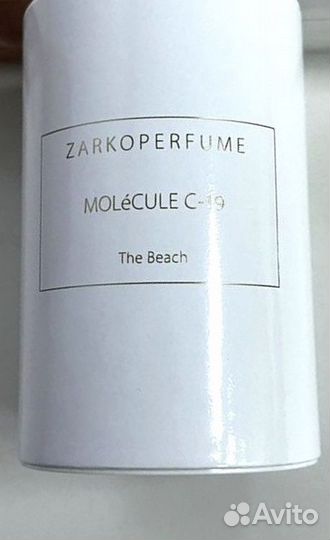 Zarkoperfume Molecule C 19 The Beach 100ml оригина