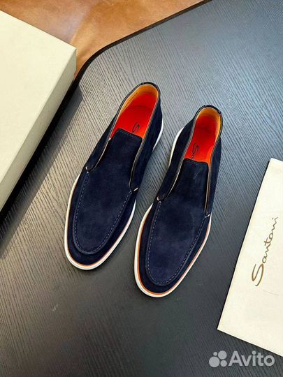 Лоферы осенние Santoni