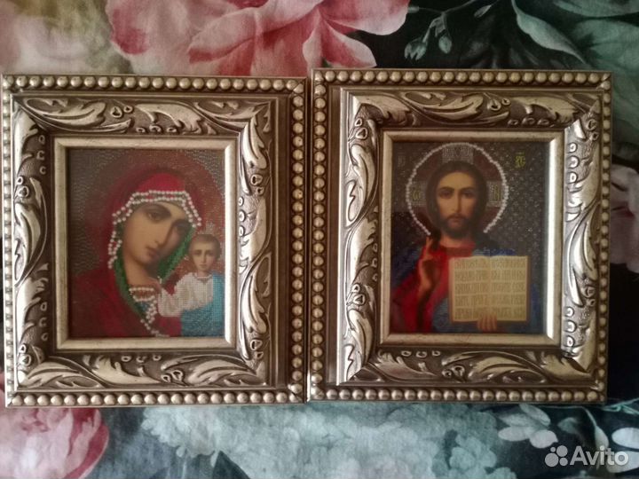 Иконы бисером Венчальная пара