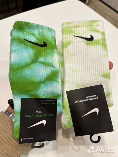 Носки Nike tie dye тай дай