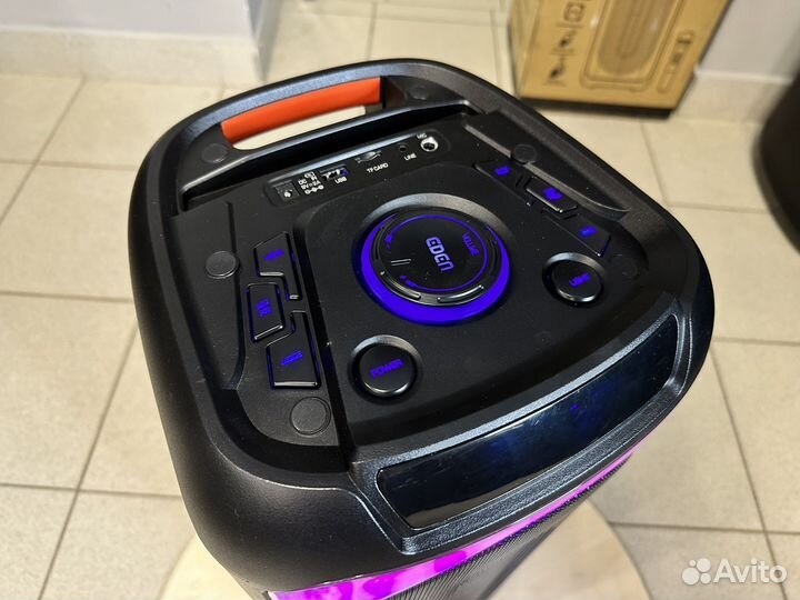 Мощная 800W блютуз колонка портативная Eden