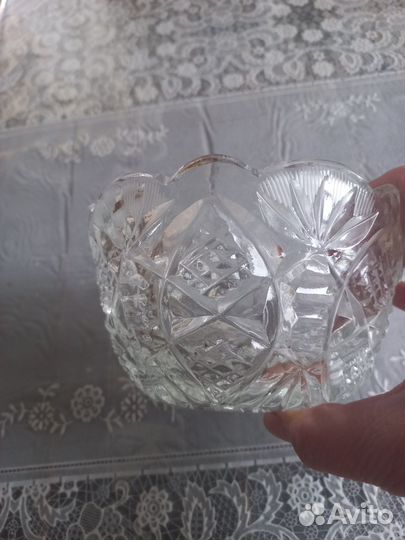 Хрустальная конфетница.280 за 1шт