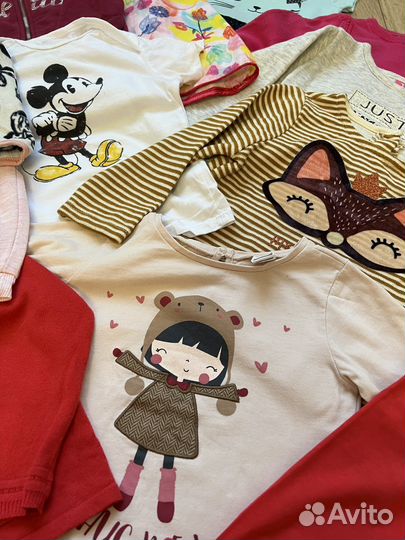Вещи пакетом на девочку 80-86