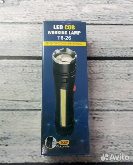 Светодиодный фонарик с магнитом