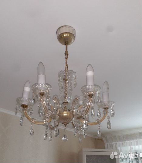 Хрустальная люстра СССР