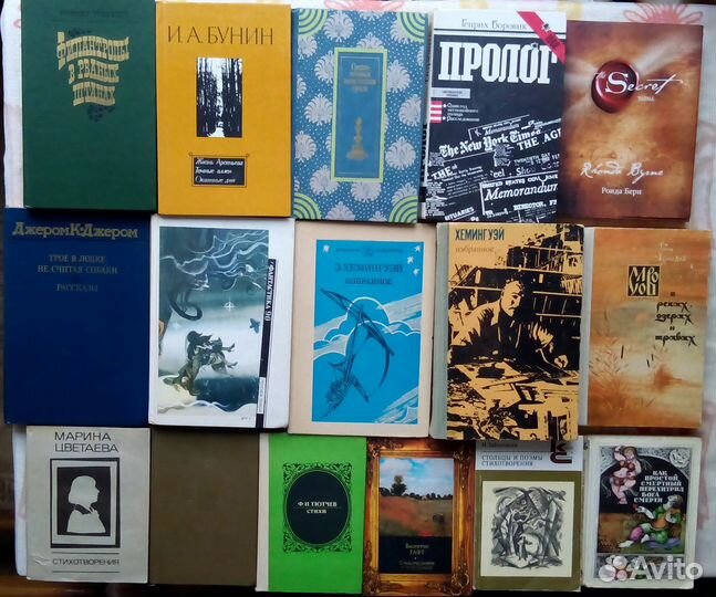 Книги художественная литература, поэзия
