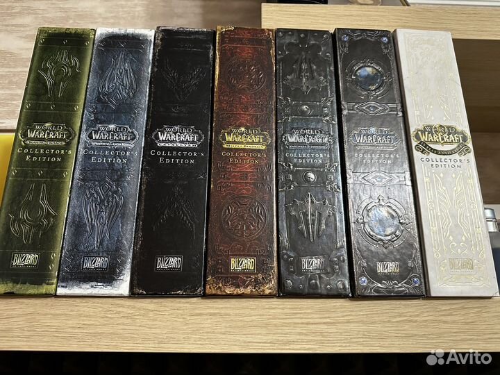 World of warcraft коллекционное издание 7шт