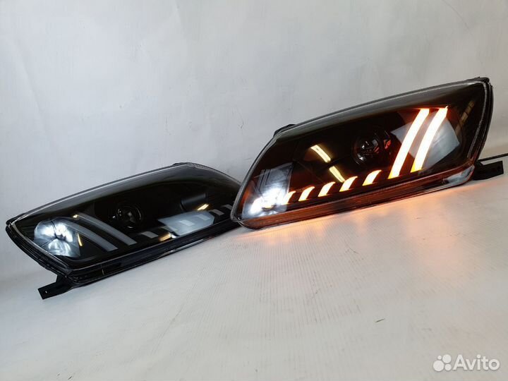 Тюнинг фары Лада Гранта в стиле Ауди Bi-линзы