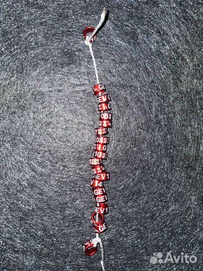 Именные кольца для канарейки, амадинов