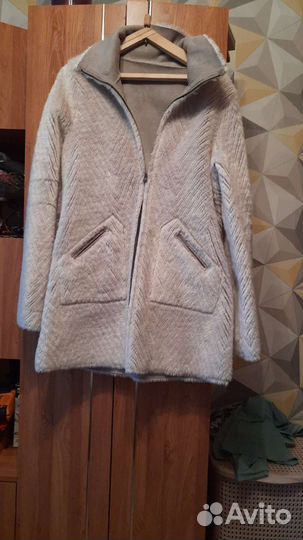 Дубленка женская двусторонняя