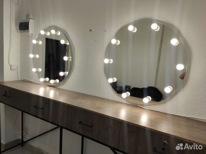 Зеркало круглое безрамное