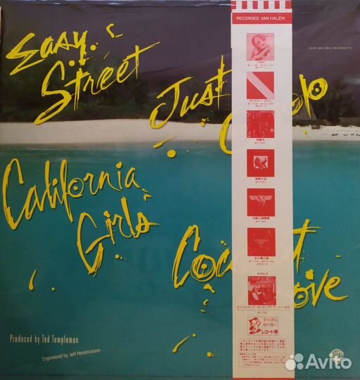 LP - David Lee Roth - Crazy From The Heat /Japan