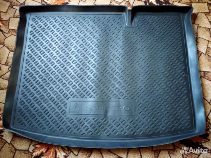 Коврик для багажника Рено Сандеро