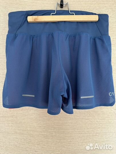 Шорты двойные asics размер М