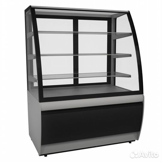 Витрина кондитерская Полюс K70 VV 1,3-1 9006-9005